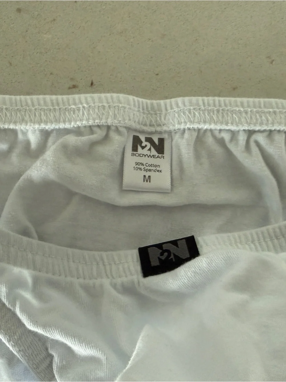 N2N Bodywear Locker Room Bikini, White, Med